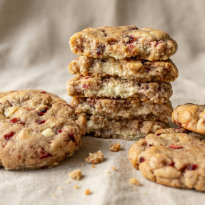 Cookie strawberry cheesecake