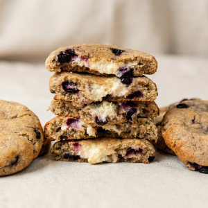 Cookie arándano cheesecake
