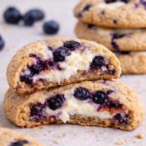 Cookie arándano cheesecake