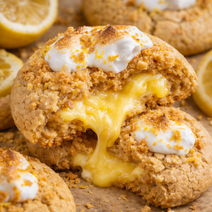 Cookie lemon pie