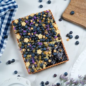 Kuchen arándano alemán