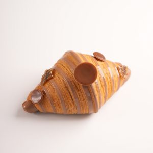 Croissant de café bicolor