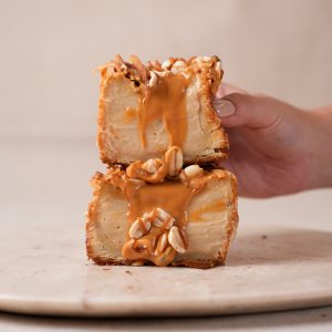 Flan parisino de maní