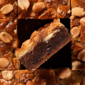 BLONDIE DE MANÍ y CHOCOLATE BLANCO