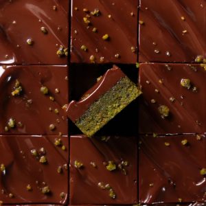 BLONDIE DE PISTACHO